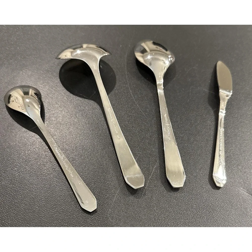 Imperial International Status Korea Ladle Serving Spoon Sugar Stainless Set Of 4